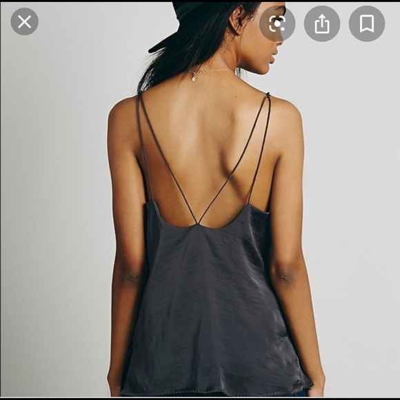 Free People Rust silk cami - Picture 4 of 4